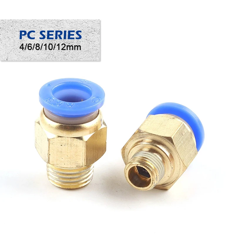Pneumatic Air Connector Fitting PC 4mm 6mm 8mm 10mm 12mm Thread 1/8" 1/4 3/8 1/2 Straight Hose Fittings Pipe Quick Connectors
Pneumatic Air Connector Fitting PC 4mm 6mm 8mm 10mm 12mm Thread 1/8" 1/4 3/8 1/2 Straight Hose Fittings Pipe Quick Connectors