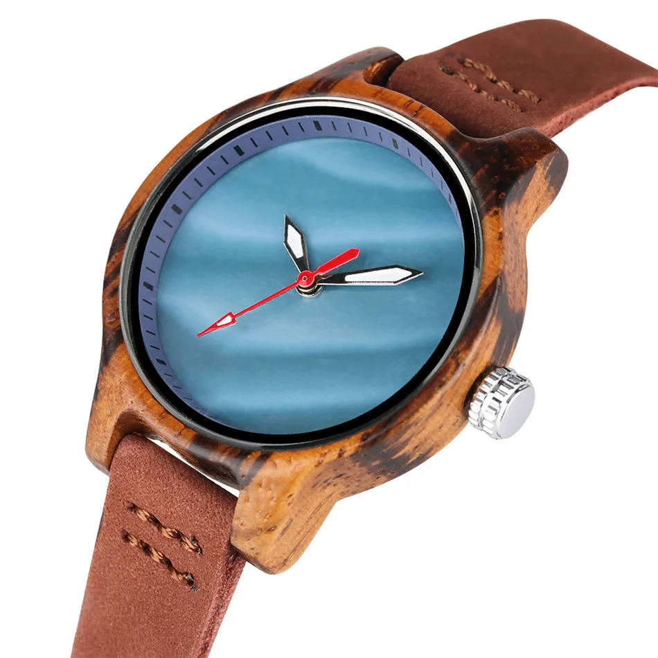 REDFIRE Mysterial Blue Dial Ladies Wood Watch Quartz Movement Slim Genuine Leather Trendy Womens Wooden Clock Fashion New 2020 
REDFIRE Mysterial Blue Dial Ladies Wood Watch Quartz Movement Slim Genuine Leather Trendy Womens Wooden Clock Fashion New 2020