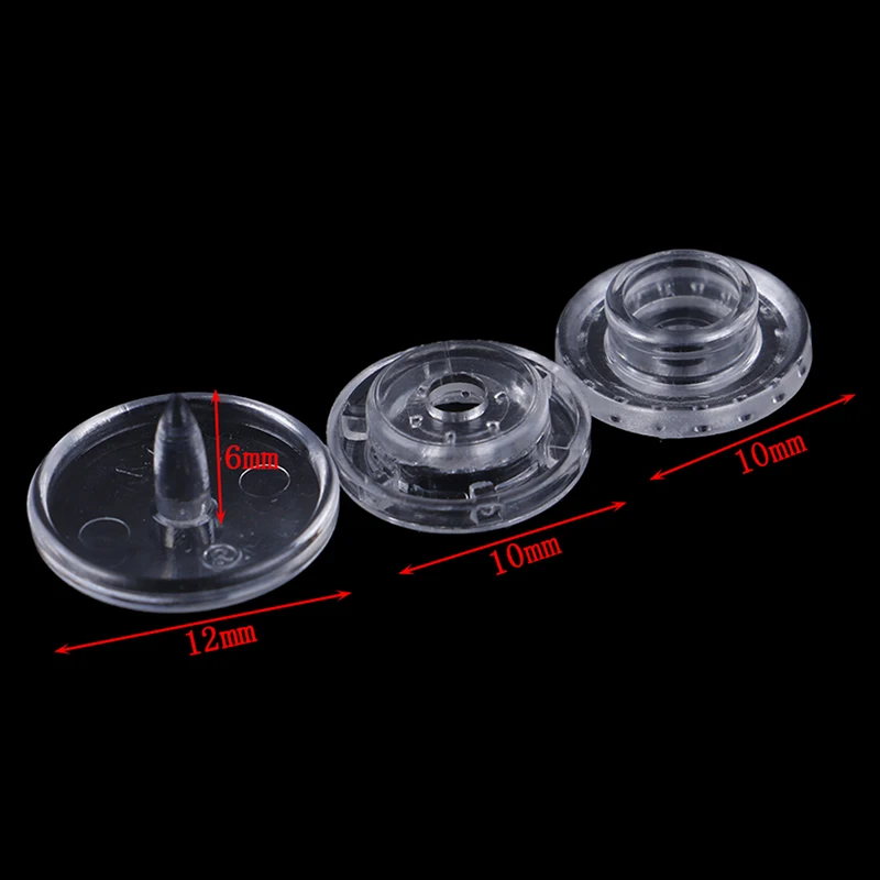 50Pcs New Clear Resin Snap Buttons Plastic Snaps Fasteners Press Studs For Clothes Clips Garment Accessories T5 Caps Buttons
50Pcs New Clear Resin Snap Buttons Plastic Snaps Fasteners Press Studs For Clothes Clips Garment Accessories T5 Caps Buttons