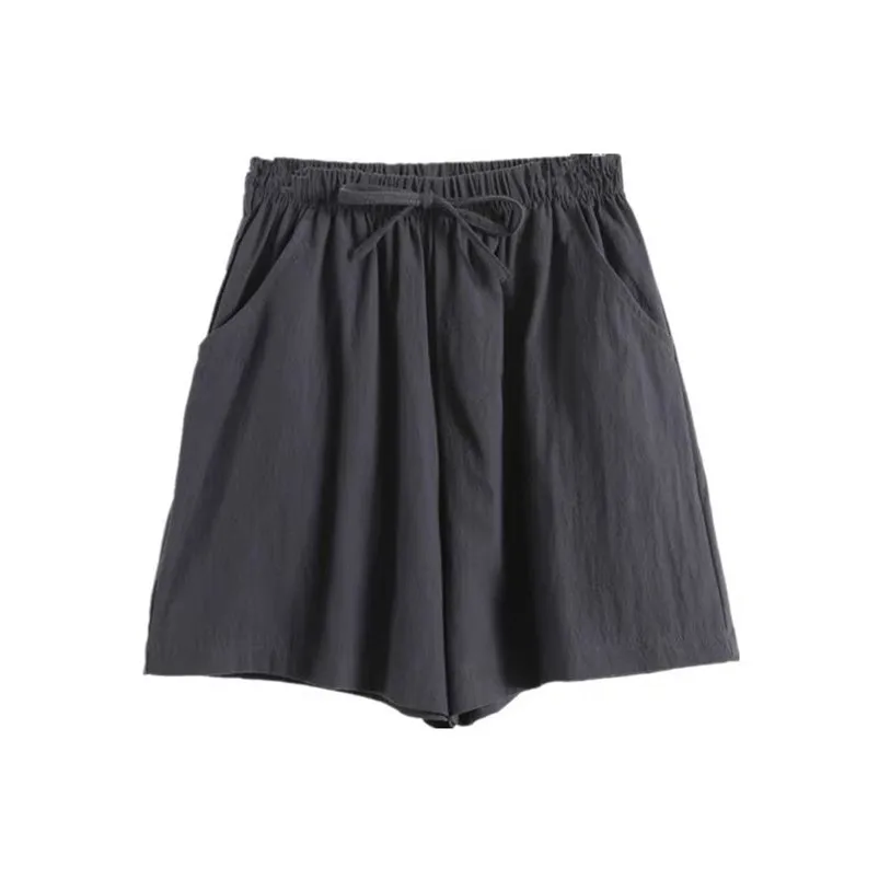 Women Cotton Linen Shorts 2022 Summer Fashion Candy Color High Waist Drawstring Short Pants Casual Loose Shorts -
Women Cotton Linen Shorts 2022 Summer Fashion Candy Color High Waist Drawstring Short Pants Casual Loose Shorts -