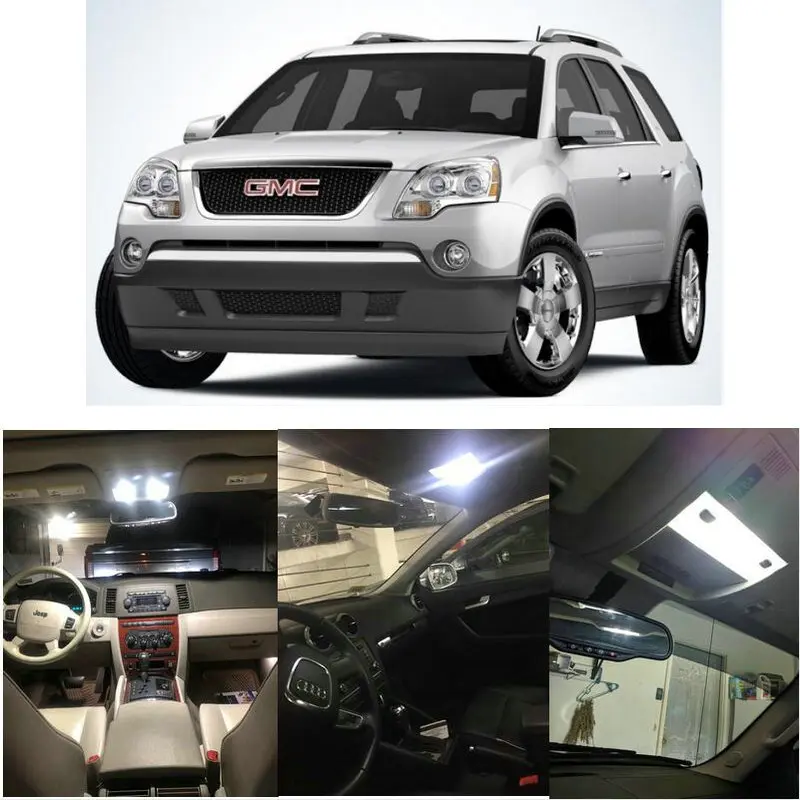 Внутренние светодиодные лампы для 2007 GMC Acadia Envoy Savana 1500-3500 Sierra 1500 2500HD 3500 Canyon Sierra Denali
Внутренние светодиодные лампы для 2007 GMC Acadia Envoy Savana 1500-3500 Sierra 1500 2500HD 3500 Canyon Sierra Denali