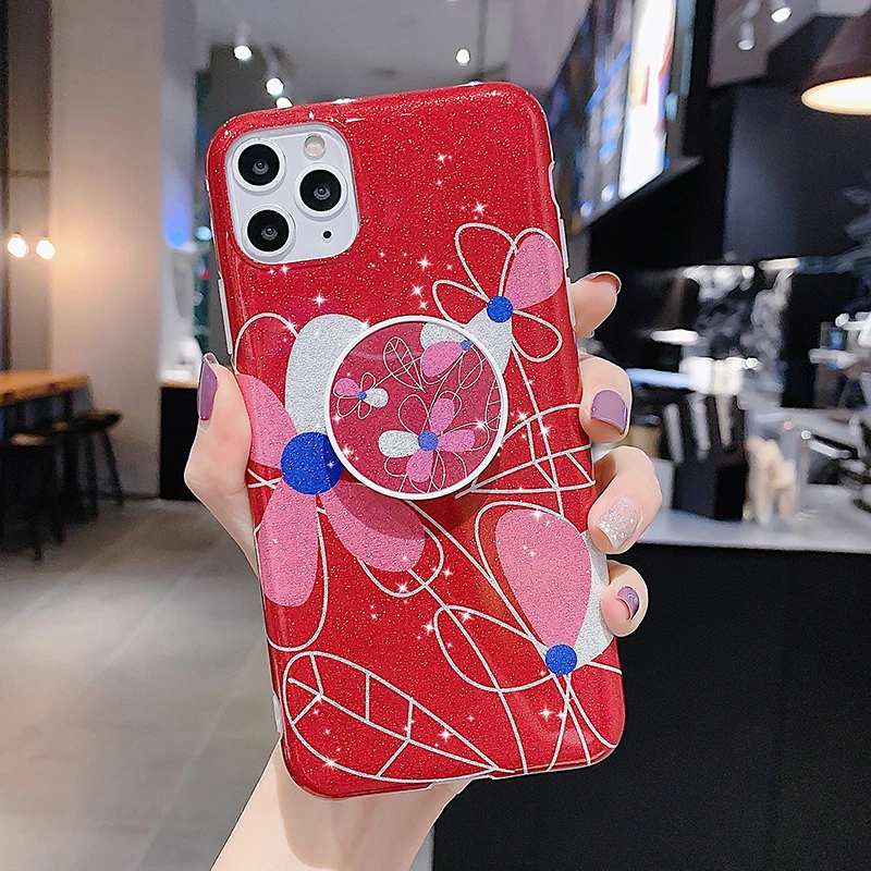 For Iphone11 12 Case Luxury Glitter With Folding Bracket Cover For Iphone 7 8 Plus SE2 X XR XS1112 Mini Pro Max Case For Girls
For Iphone11 12 Case Luxury Glitter With Folding Bracket Cover For Iphone 7 8 Plus SE2 X XR XS1112 Mini Pro Max Case For Girls