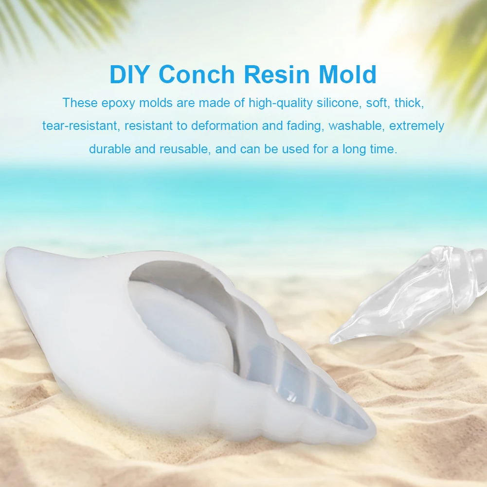 Durable Conch Mirror Epoxy Resin Mold DIY Crystal Epoxy Mold Three Dimensional Thick Mirror Epoxy Resin Moldes De Silicona Tools
Durable Conch Mirror Epoxy Resin Mold DIY Crystal Epoxy Mold Three Dimensional Thick Mirror Epoxy Resin Moldes De Silicona Tools