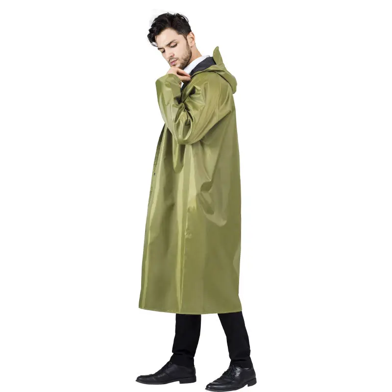 Black New Fashion Adult Waterproof Long Raincoat Women Men Rain Coat Hooded for Outdoor Hiking Travel Fishing Climbing Thickened
Black New Fashion Adult Waterproof Long Raincoat Women Men Rain Coat Hooded for Outdoor Hiking Travel Fishing Climbing Thickened