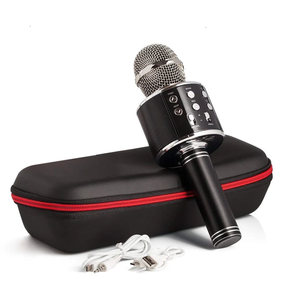 Новый микрофон для караоке профессиональный конденсаторный Bluetooth радио