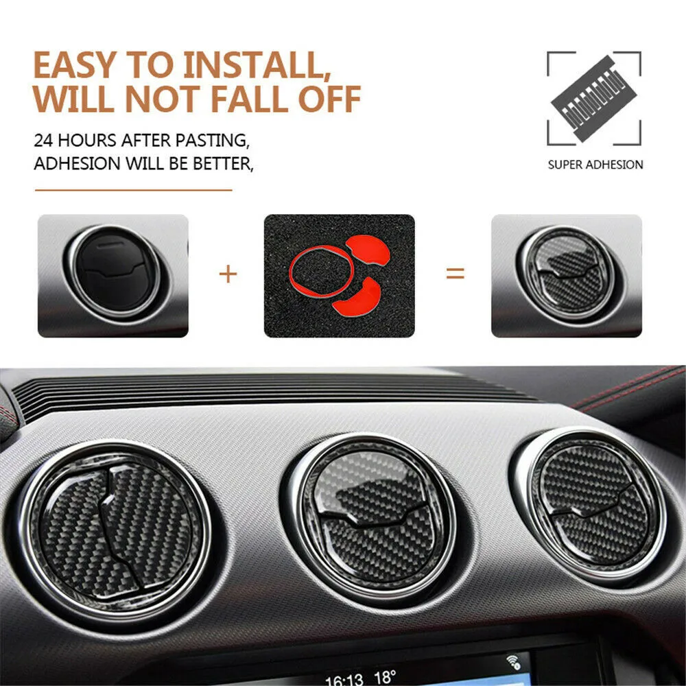Brand New Durable High Quality Interior Decor Trim 70mm/2.76\" Black Center Air Vent For Ford Mustang 2015-2020
Brand New Durable High Quality Interior Decor Trim 70mm/2.76\" Black Center Air Vent For Ford Mustang 2015-2020
