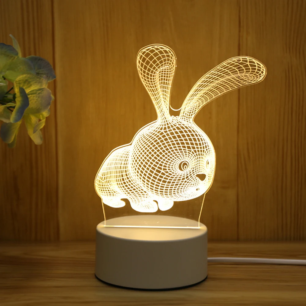 3D Led Night Light Table Lamp Desk Light Bright Creative Gifts Home Decor Adorable Modern
3D Led Night Light Table Lamp Desk Light Bright Creative Gifts Home Decor Adorable Modern