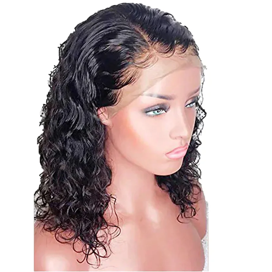 Human Hair Lace Front full Wig Brazilian Human Hair afro kinky Curly Wavy Black Costume Wig with Baby Hair for Black Women
Human Hair Lace Front full Wig Brazilian Human Hair afro kinky Curly Wavy Black Costume Wig with Baby Hair for Black Women