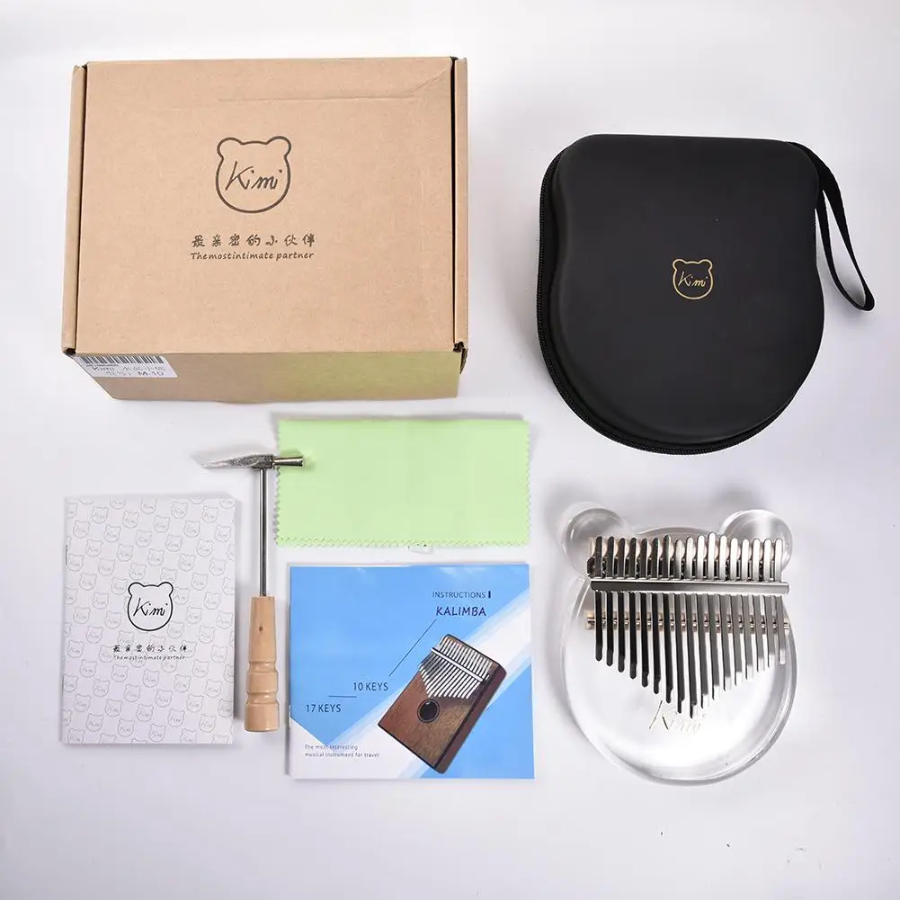 Kalimba 17 Keys Thumb Piano Solid Wood Finger Piano Start Kits Musical Instrument Thumb Paino 17 Keys Transparent Kalimba
Kalimba 17 Keys Thumb Piano Solid Wood Finger Piano Start Kits Musical Instrument Thumb Paino 17 Keys Transparent Kalimba