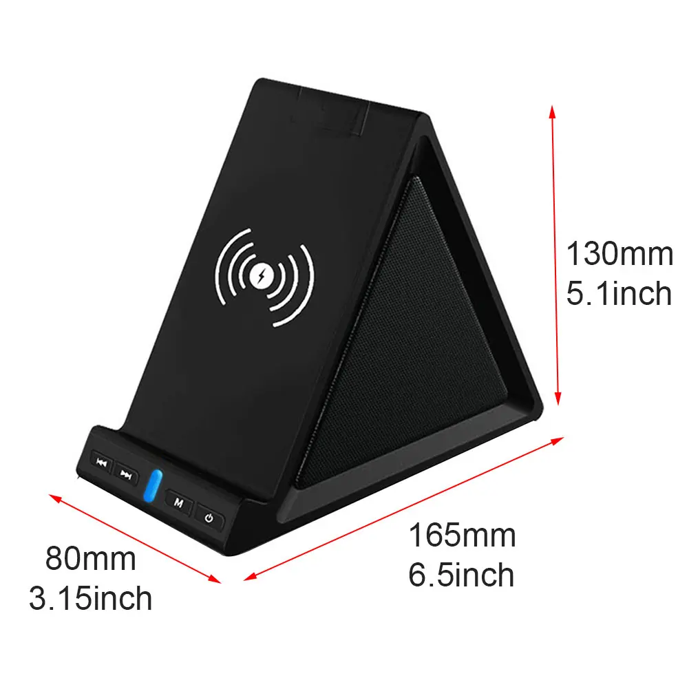 2 In 1 Stereo Wireless Charging Bluetooth Speaker Phone Holder Portable 10W Smart Home Anti-slip ABS For Desk AUX Input Vertical
2 In 1 Stereo Wireless Charging Bluetooth Speaker Phone Holder Portable 10W Smart Home Anti-slip ABS For Desk AUX Input Vertical