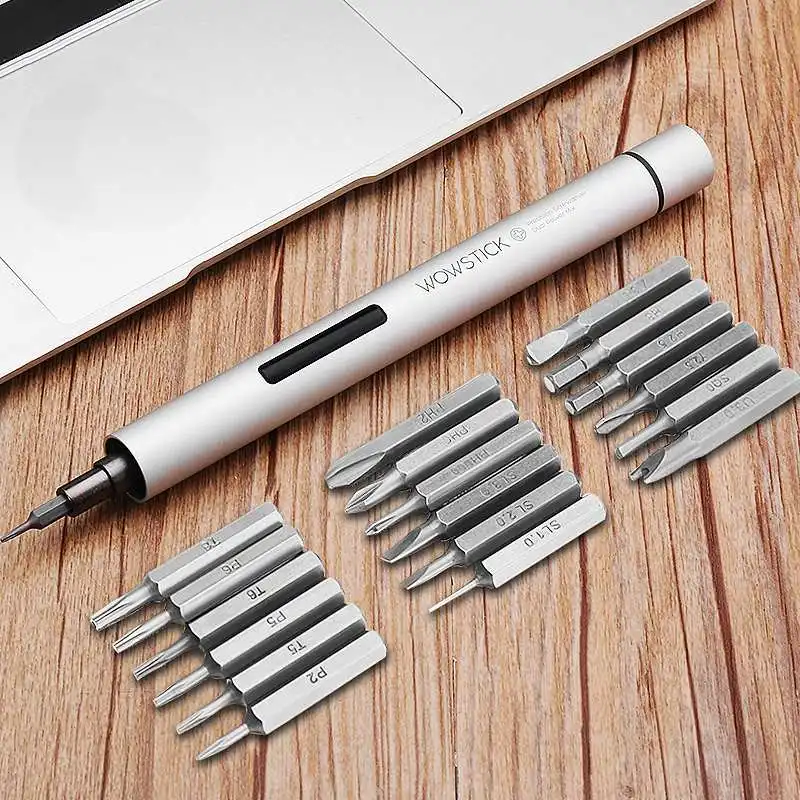 Wowstick 1P+ 19 In 1 Electric Screw Driver Cordless Power Kit Cordless Power Multi-Positional S2 Aluminum Alloy Phone Repair
Wowstick 1P+ 19 In 1 Electric Screw Driver Cordless Power Kit Cordless Power Multi-Positional S2 Aluminum Alloy Phone Repair