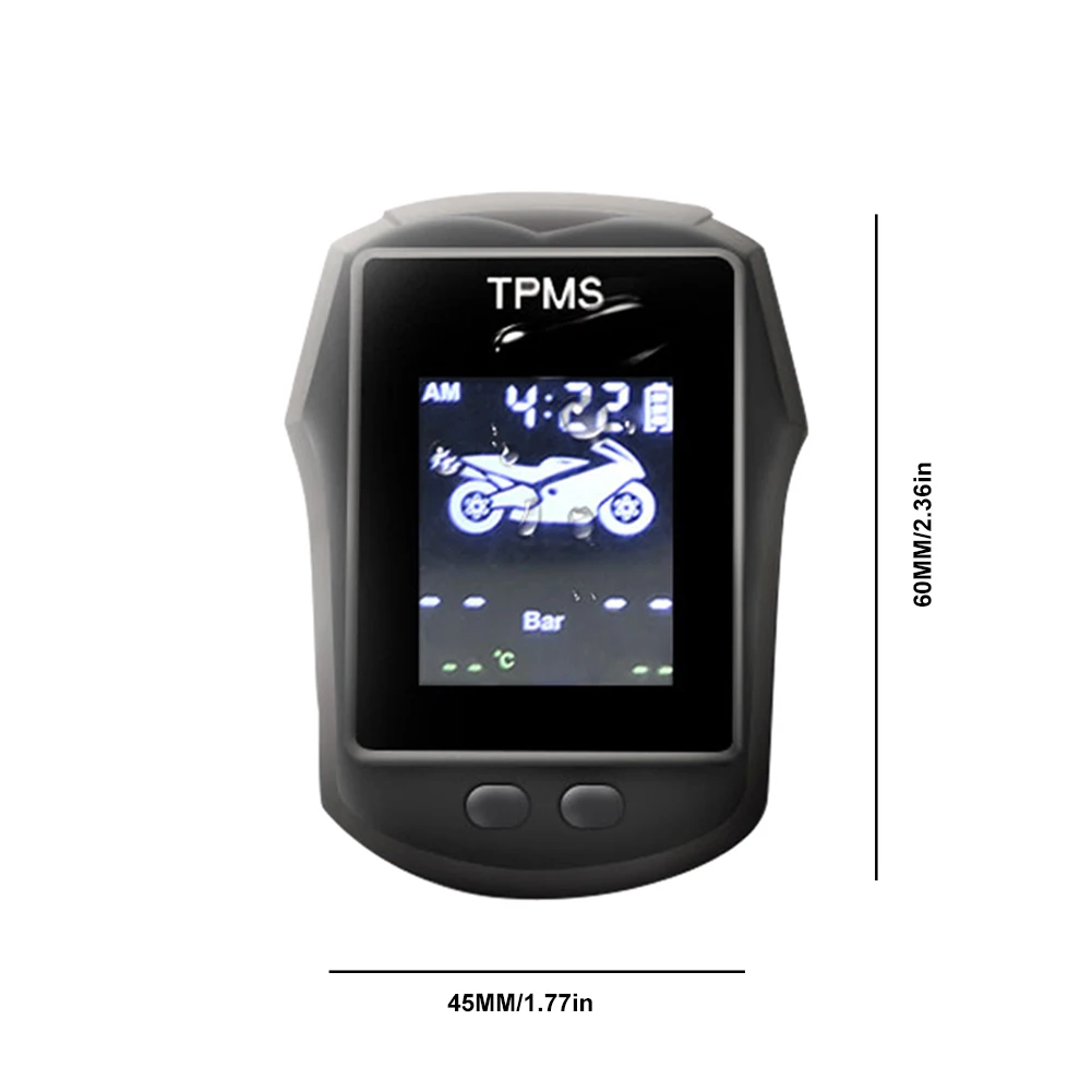 Wireless High Precision Motorcycle USB External Tire Pressure Monitor LCD Display With 2 Pcs External Sensor
Wireless High Precision Motorcycle USB External Tire Pressure Monitor LCD Display With 2 Pcs External Sensor