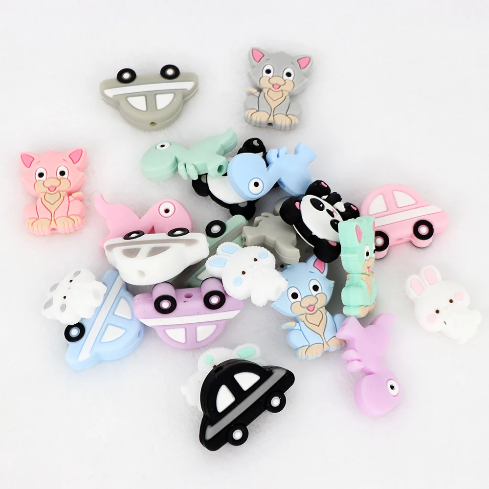 5pcs Cartoon Silicone Beads Koala Cat Baby Teething Chews Nurse Gift Toys For DIY Necklace Chain Food Grade Baby Teether Beads
5pcs Cartoon Silicone Beads Koala Cat Baby Teething Chews Nurse Gift Toys For DIY Necklace Chain Food Grade Baby Teether Beads