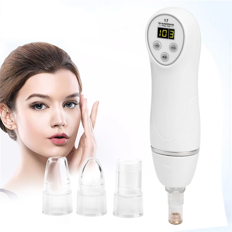 Beauty Device Electric Dermabrasion Blackhead Remover Diamond Vacuum Sunction Pimple Acne Facial Pore Cleanser Skin Scrubber
Beauty Device Electric Dermabrasion Blackhead Remover Diamond Vacuum Sunction Pimple Acne Facial Pore Cleanser Skin Scrubber