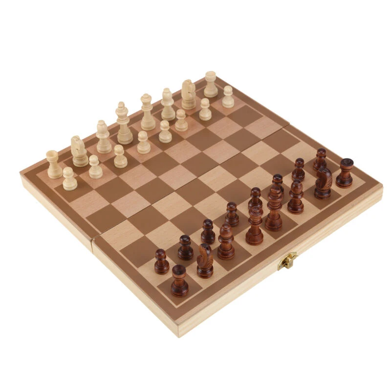 Folding Wooden International Chess Checkers Set Foldable Board Game Funny Game Chessmen Collection Portable Board Game
Folding Wooden International Chess Checkers Set Foldable Board Game Funny Game Chessmen Collection Portable Board Game