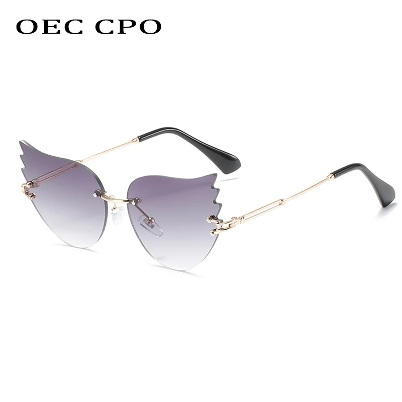 OEC CPO Hot Sales Rimless Sunglasses Women Steampunk Trendy Cat Eye Sun Glasses Female Vintage Shades Ladies UV400 Eyewear O1147
OEC CPO Hot Sales Rimless Sunglasses Women Steampunk Trendy Cat Eye Sun Glasses Female Vintage Shades Ladies UV400 Eyewear O1147