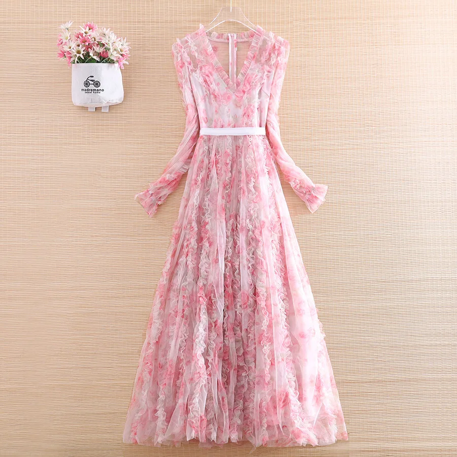 High-end Summer Women Chinese Style Pink Print Dress Retro Elegant Slim A-line Lady Party Dress S-XL 
High-end Summer Women Chinese Style Pink Print Dress Retro Elegant Slim A-line Lady Party Dress S-XL