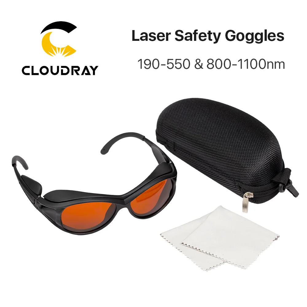 Cloudray Laser Safety Goggles 190-550nm & 800-1100nm Type A Shield Protective Glasses Protection Eyewear for UV & Green Fiber
Cloudray Laser Safety Goggles 190-550nm & 800-1100nm Type A Shield Protective Glasses Protection Eyewear for UV & Green Fiber