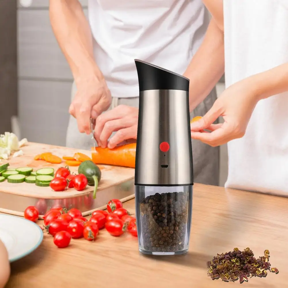Automatic Salt Pepper Grinder Electric Spice Mill Grinder Seasoning Adjustable Coarseness Kitchen Tools Grinding For Cooking BBQ
Automatic Salt Pepper Grinder Electric Spice Mill Grinder Seasoning Adjustable Coarseness Kitchen Tools Grinding For Cooking BBQ