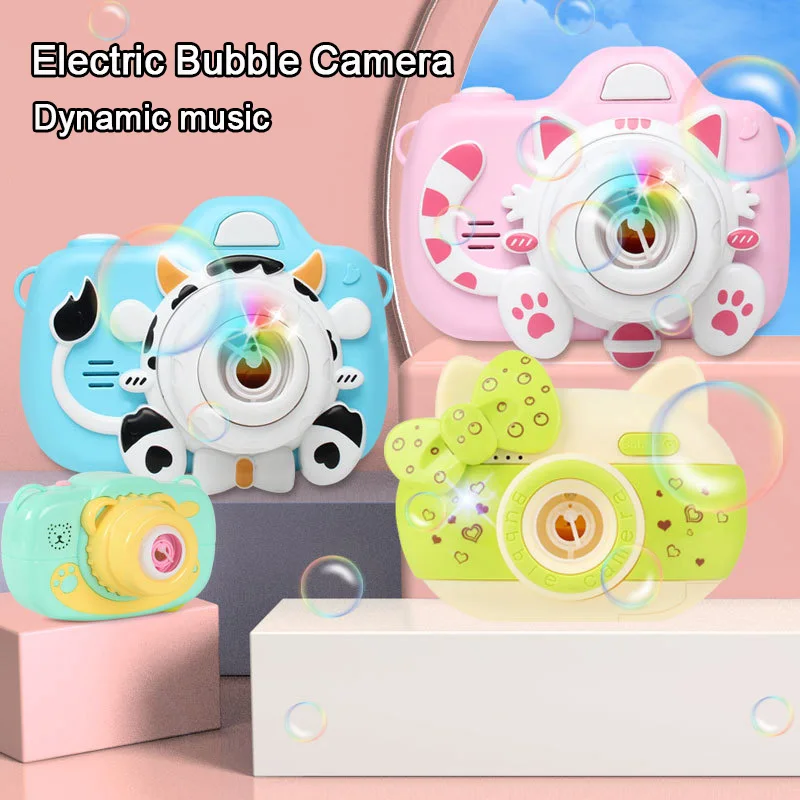 Cute Electric Bubble Machine Automatic Bubble Camera Magic Bubbles for Bathroom Outdoor Toys For Children Music Light Girls Toy
Cute Electric Bubble Machine Automatic Bubble Camera Magic Bubbles for Bathroom Outdoor Toys For Children Music Light Girls Toy
