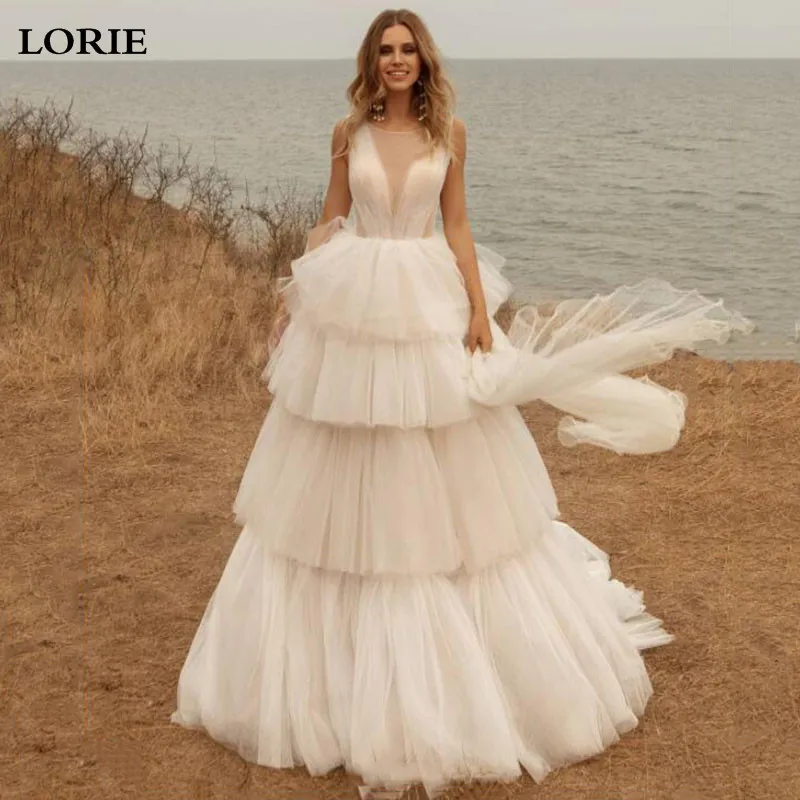 LORIE Princess Tulle Wedding Dress Ball Gowns Puffy Tiered Bride Dresses Sexy V Neck Corset Wedding Gowns Custom Made
LORIE Princess Tulle Wedding Dress Ball Gowns Puffy Tiered Bride Dresses Sexy V Neck Corset Wedding Gowns Custom Made