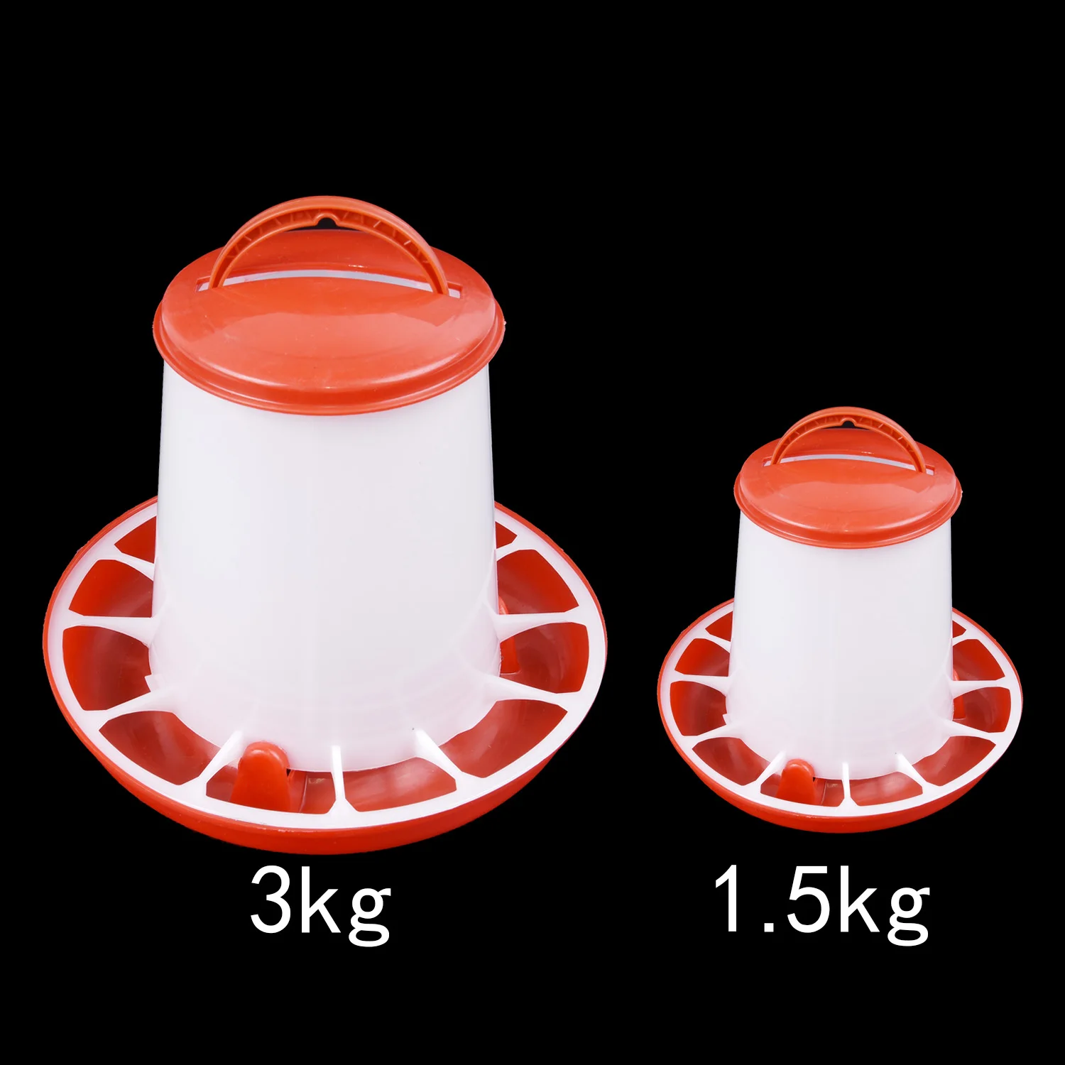 1.5/3KG Chicken Drinker Feeder Rooster Hen Drinking Kettle Feeding Device Farm Animal Poultry Feeding Watering Supplies
1.5/3KG Chicken Drinker Feeder Rooster Hen Drinking Kettle Feeding Device Farm Animal Poultry Feeding Watering Supplies