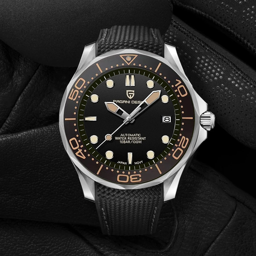 Pagani Design 007 Mechanical Automatic Watches Luxury Business Ceramic Bezel Watch men's 100MWaterproof Leather Rubber Men watch
Pagani Design 007 Mechanical Automatic Watches Luxury Business Ceramic Bezel Watch men's 100MWaterproof Leather Rubber Men watch