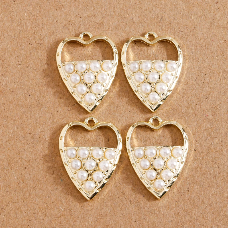 5pcs 15*21mm Imitation Pearl Love Heart Charms for Jewelry Making DIY Necklaces Earrings Pendants Handmade Crafts Supplies
5pcs 15*21mm Imitation Pearl Love Heart Charms for Jewelry Making DIY Necklaces Earrings Pendants Handmade Crafts Supplies