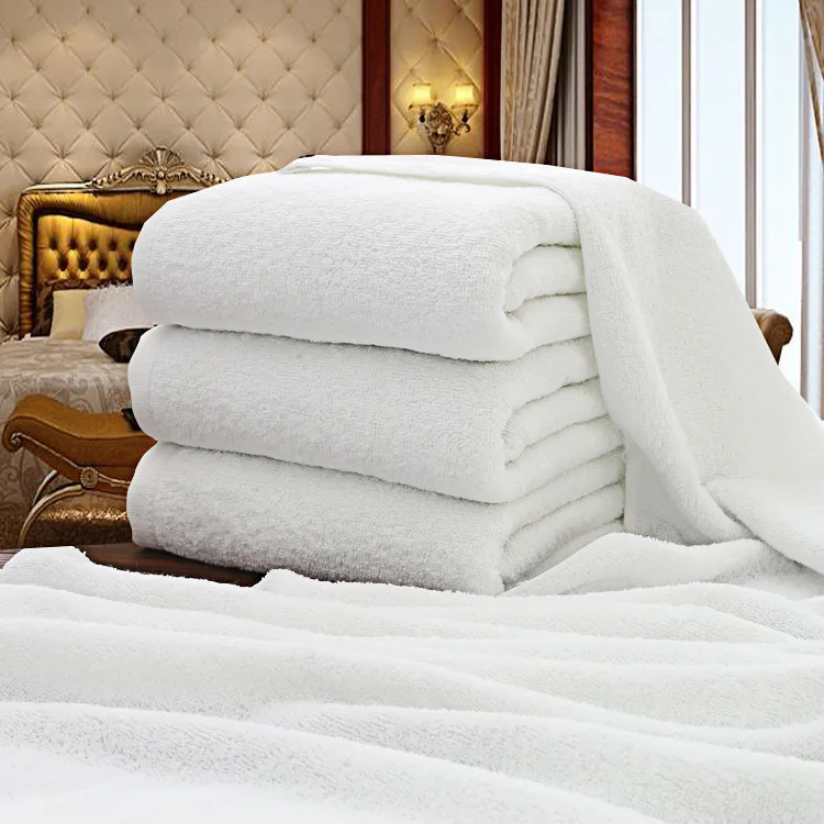 Wholesale Cotton Ply Large Bath Towel 80*160 Thickened Water White Hotel Hotel Beauty Salon xi yu jin Customizable
Wholesale Cotton Ply Large Bath Towel 80*160 Thickened Water White Hotel Hotel Beauty Salon xi yu jin Customizable