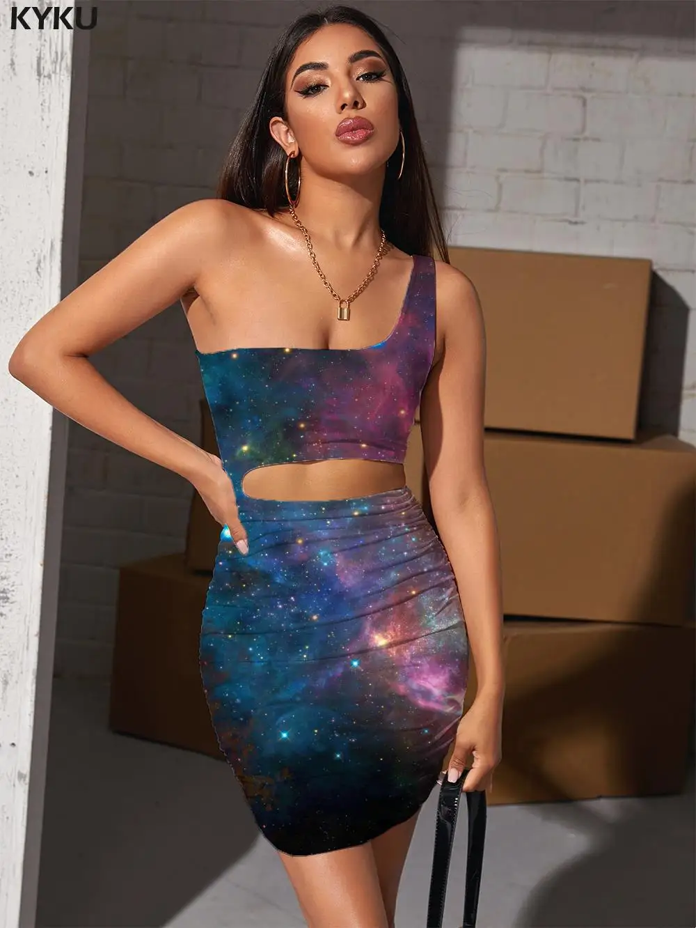 KYKU Galaxy Dress Women Nebula 3d Print Space Vestido Sexy Colorful Halter Sleeveless Womens Clothing Plus Size Vintage
KYKU Galaxy Dress Women Nebula 3d Print Space Vestido Sexy Colorful Halter Sleeveless Womens Clothing Plus Size Vintage