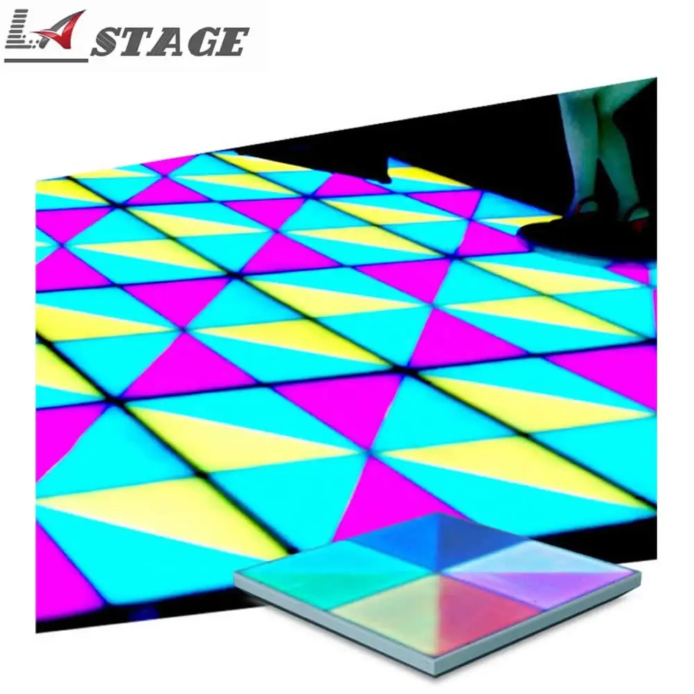 1m*1m LED Dance Floor DMX Projector DJ Event Party Dancing Tiles Panels Floor For Bar Nightclub
1m*1m LED Dance Floor DMX Projector DJ Event Party Dancing Tiles Panels Floor For Bar Nightclub