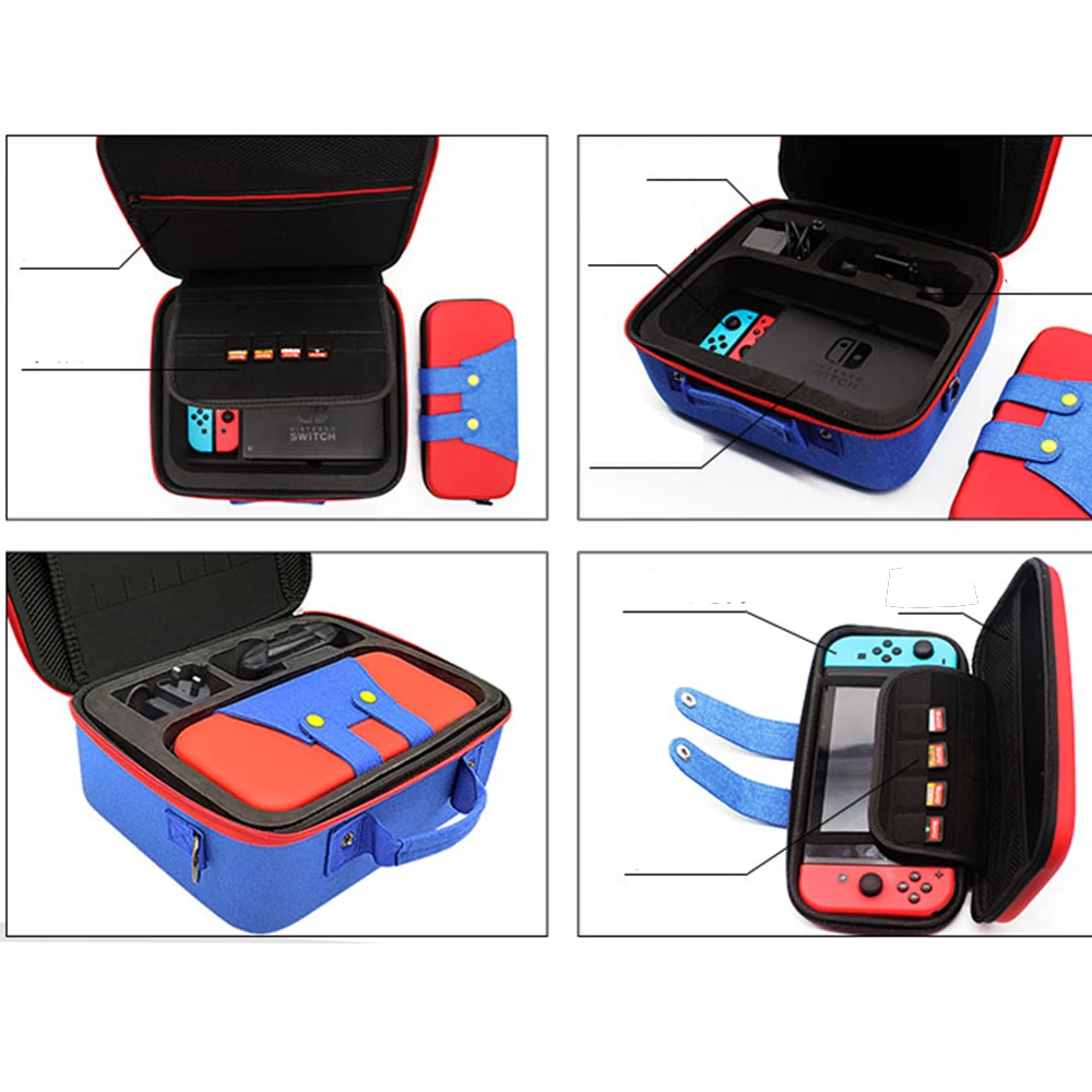 for Nintendo Switch NS Accessories Console Deluxe Carrying Storage Case Nitendo Portable Cover Suitcase for Nintendo Switch Bag 
for Nintendo Switch NS Accessories Console Deluxe Carrying Storage Case Nitendo Portable Cover Suitcase for Nintendo Switch Bag