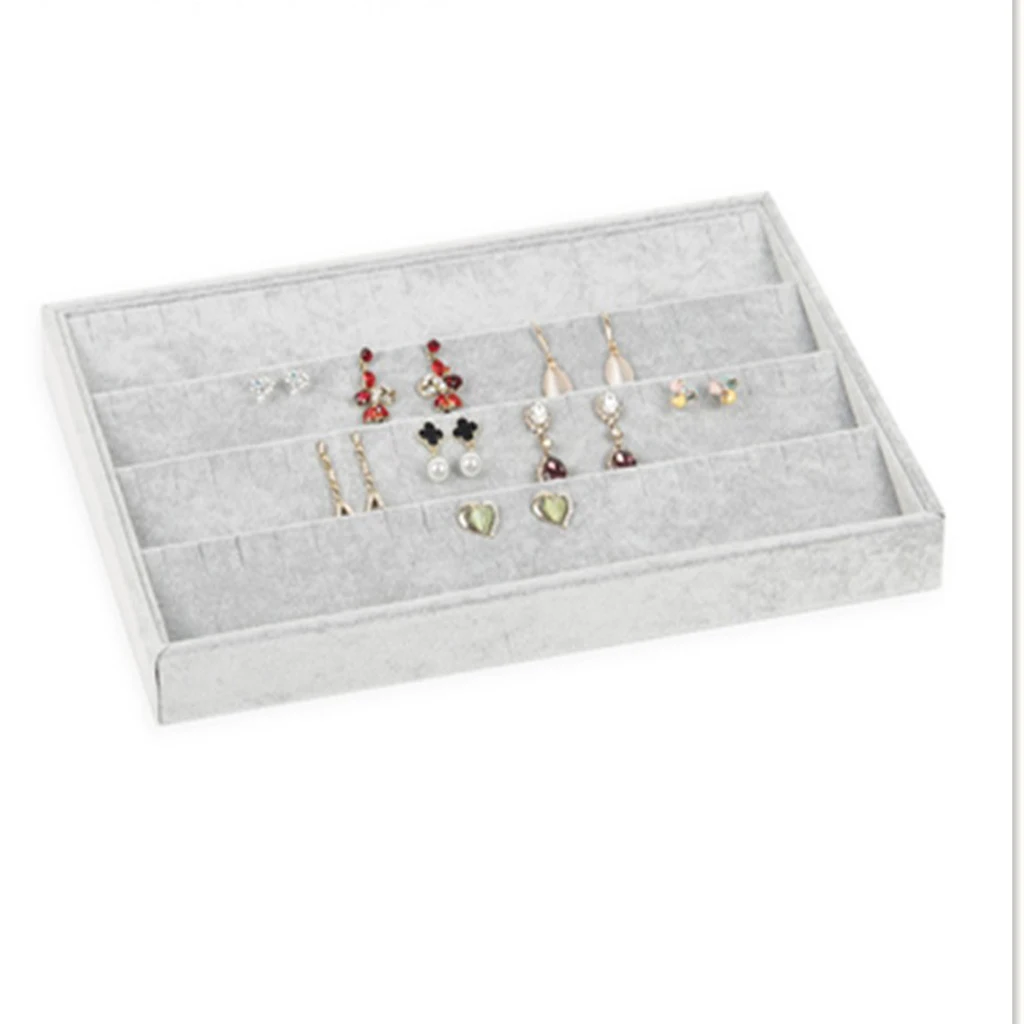 35x24x3cm Velvet Earrings Rings Necklace Assorted Jewelry Organizer Showcase Box Case Tray
35x24x3cm Velvet Earrings Rings Necklace Assorted Jewelry Organizer Showcase Box Case Tray