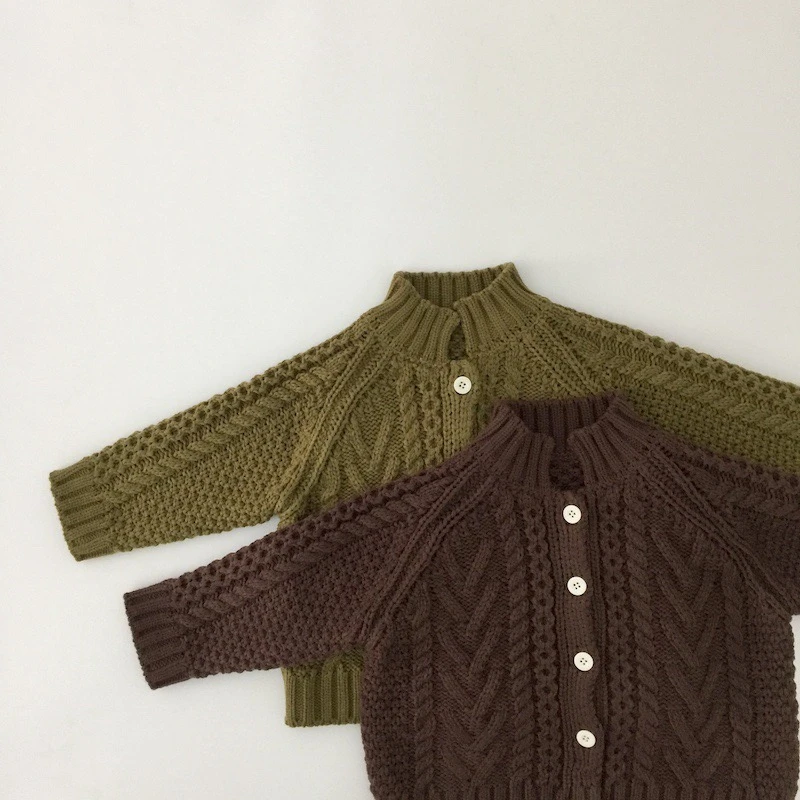 Cool Kids Sweaters Spring Winter Baby Boys Girls Warm Cardigan Tops Thicken Knitted Bottoming Grey Beige High Quality
Cool Kids Sweaters Spring Winter Baby Boys Girls Warm Cardigan Tops Thicken Knitted Bottoming Grey Beige High Quality