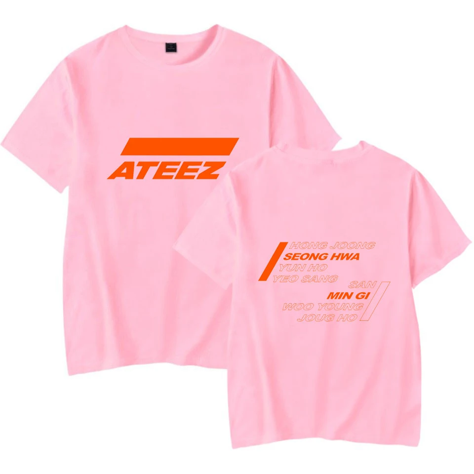 ATEEZ повседневные футболки с принтом женские и мужские одежда лето 2019 горячая