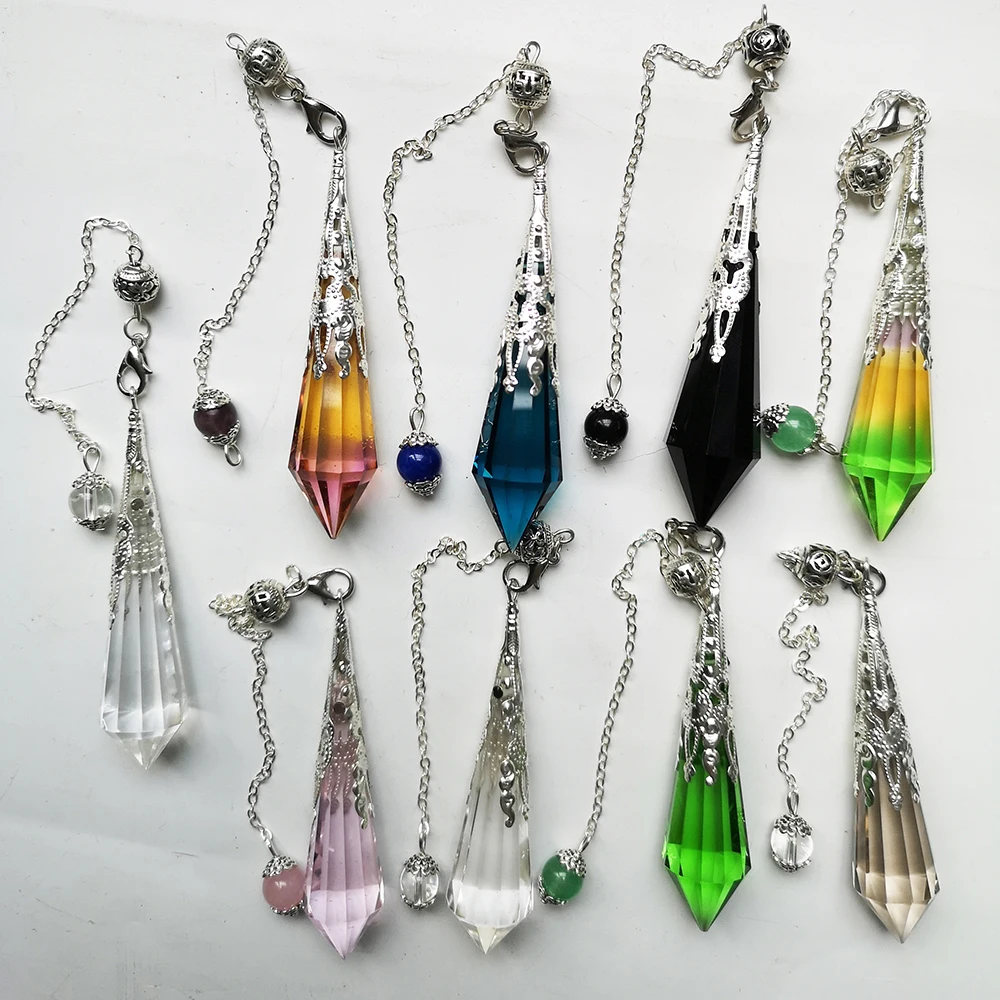 Free Shipping Natural Quartz Crystal Hand-carved Flexible Pendulum For Spirituality MC
Free Shipping Natural Quartz Crystal Hand-carved Flexible Pendulum For Spirituality MC
