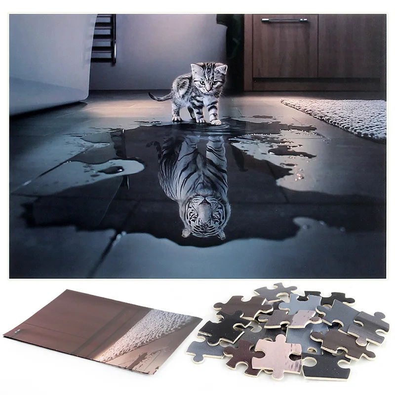 50*70CM Kids Games Jigsaw Puzzles 1000 Pieces Tiger and Cat Wooden Assembling Puzzles Picture Thicken Puzzles Toys for Adults
50*70CM Kids Games Jigsaw Puzzles 1000 Pieces Tiger and Cat Wooden Assembling Puzzles Picture Thicken Puzzles Toys for Adults