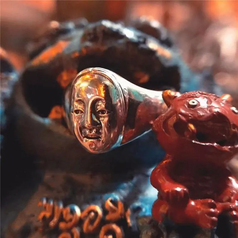 Silver Ring Lotus Fish Mountain Traditional Japanese Horror Hundred Ghosts Night Walk Women Opening Adjustable Jewelry
Silver Ring Lotus Fish Mountain Traditional Japanese Horror Hundred Ghosts Night Walk Women Opening Adjustable Jewelry