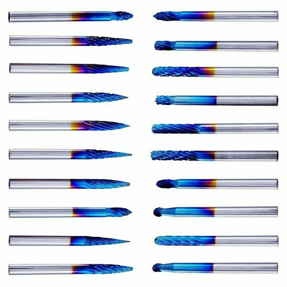 20p Carpenter Solid Carbide Rotating Burr 3mm Shank Carpentry Sharp Rotary Burr Tip Professional Rotating Woodworking Clean Tool
20p Carpenter Solid Carbide Rotating Burr 3mm Shank Carpentry Sharp Rotary Burr Tip Professional Rotating Woodworking Clean Tool