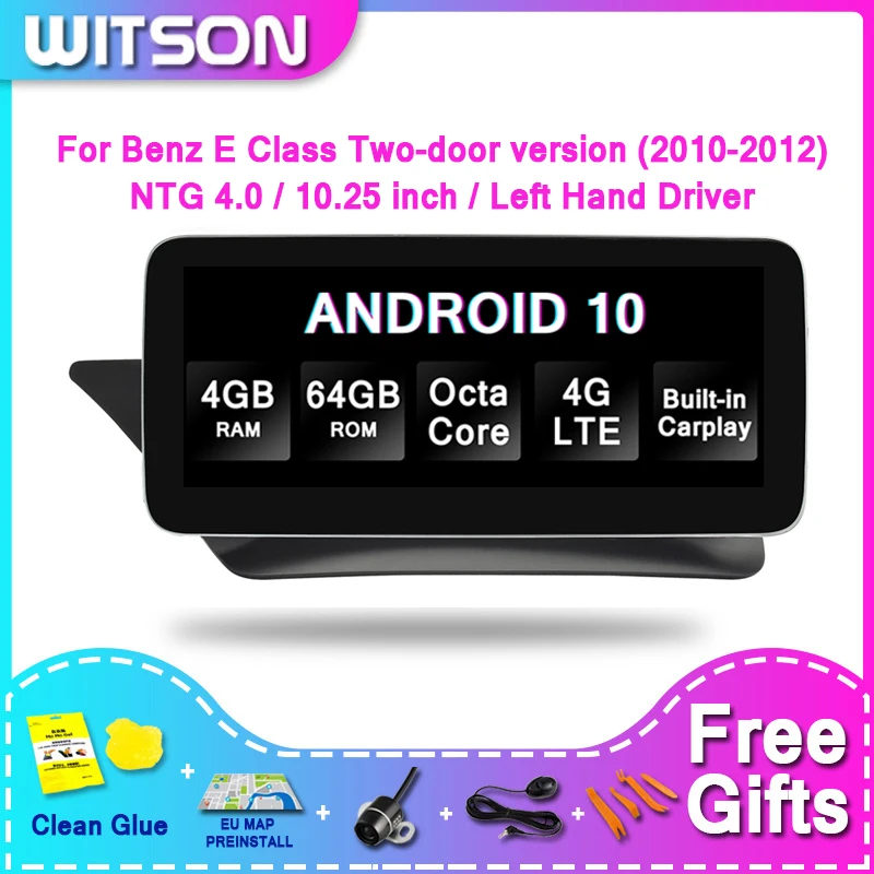 Большой экран WITSON на базе Android 10,0 для модели Е (двухдверная версия) C207 A207 E180 E200 E260 E300 E320 E350
Большой экран WITSON на базе Android 10,0 для модели Е (двухдверная версия) C207 A207 E180 E200 E260 E300 E320 E350