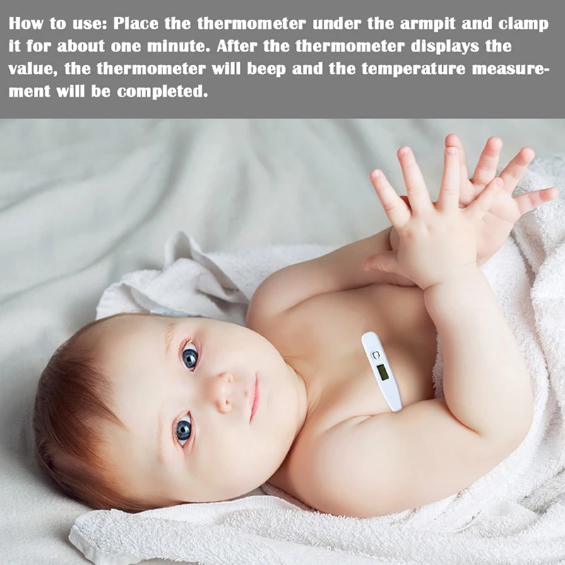 Underarm Baby Electronic Thermometer Digital LCD Thermometers with Reminder Function SGA998
Underarm Baby Electronic Thermometer Digital LCD Thermometers with Reminder Function SGA998