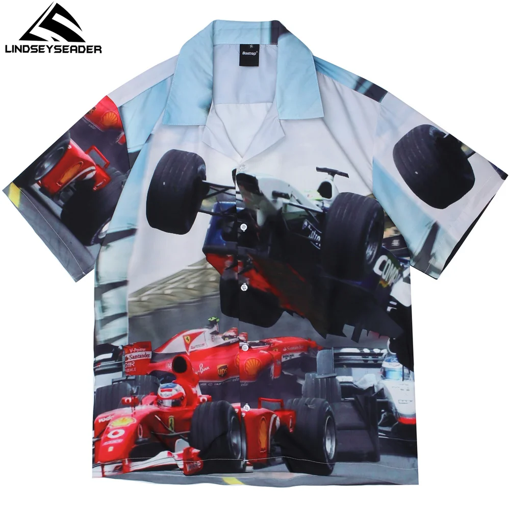 Men's Shirts Hip Hop Oversized Racing Cars Streetwear Hawaiian Beach Harajuku Summer Short Sleeve Casual Oversize Shirt Clothing
Men's Shirts Hip Hop Oversized Racing Cars Streetwear Hawaiian Beach Harajuku Summer Short Sleeve Casual Oversize Shirt Clothing