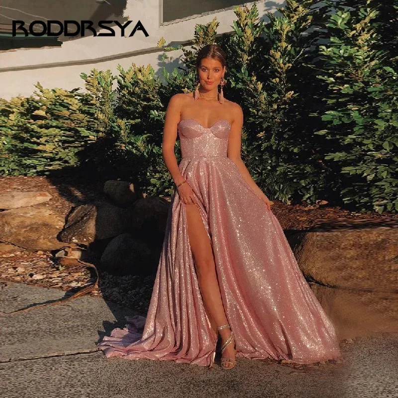 Sparkly Prom Dresses Long 2021 Sexy Backless Slit Evening Gowns Sweetheart vestidos de fiesta largos elegantes de gala
Sparkly Prom Dresses Long 2021 Sexy Backless Slit Evening Gowns Sweetheart vestidos de fiesta largos elegantes de gala