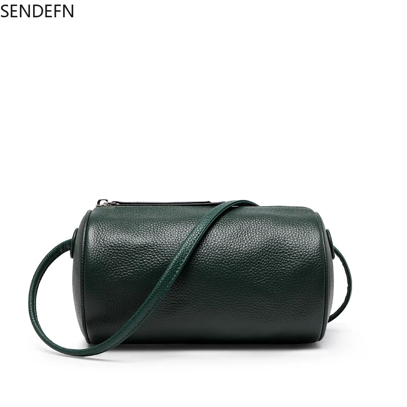 SENDEFN Bag Women's Bag 2020 New Style Shoulder/Crossbody Bag Women's Leather Bags Fashion Full-Grain Leather Round Bag Women
SENDEFN Bag Women's Bag 2020 New Style Shoulder/Crossbody Bag Women's Leather Bags Fashion Full-Grain Leather Round Bag Women