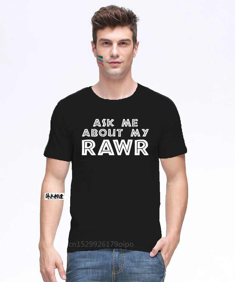 Мужская футболка с принтом My Rawr, забавный динозавр, футболка с откидной крышкой, крутая Повседневная футболка, Мужская футболка унисекс, нов...
Мужская футболка с принтом My Rawr, забавный динозавр, футболка с откидной крышкой, крутая Повседневная футболка, Мужская футболка унисекс, нов...