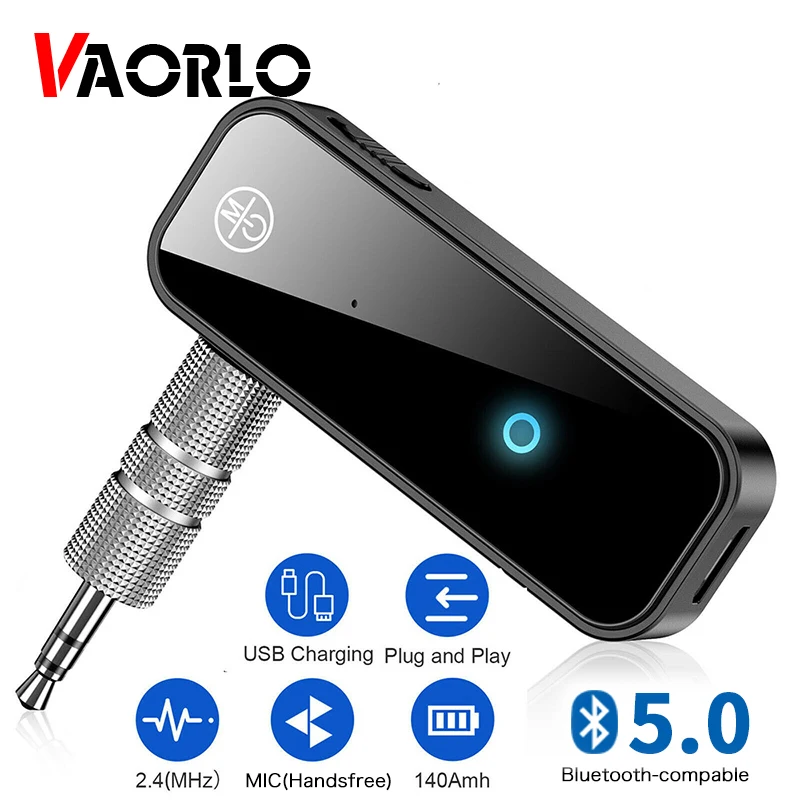 2 в 1 Bluetooth 5 0 аудио передатчик приемник 3 мм AUX стерео музыка беспроводной