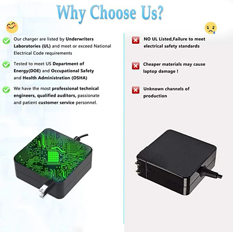 45W USB C AC Charger for Lenovo c330 e585 l480 l580 Tablet Type-C Laptop Power Supply Adapter Cord
45W USB C AC Charger for Lenovo c330 e585 l480 l580 Tablet Type-C Laptop Power Supply Adapter Cord
