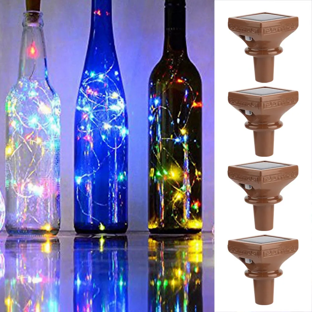 4PCS Solar Powered 2m 20LED Cork Shape String Light Wine Bottle LED Lamp DIY Part Warm Outdoor Party Wedding Decor Fairy Light
4PCS Solar Powered 2m 20LED Cork Shape String Light Wine Bottle LED Lamp DIY Part Warm Outdoor Party Wedding Decor Fairy Light