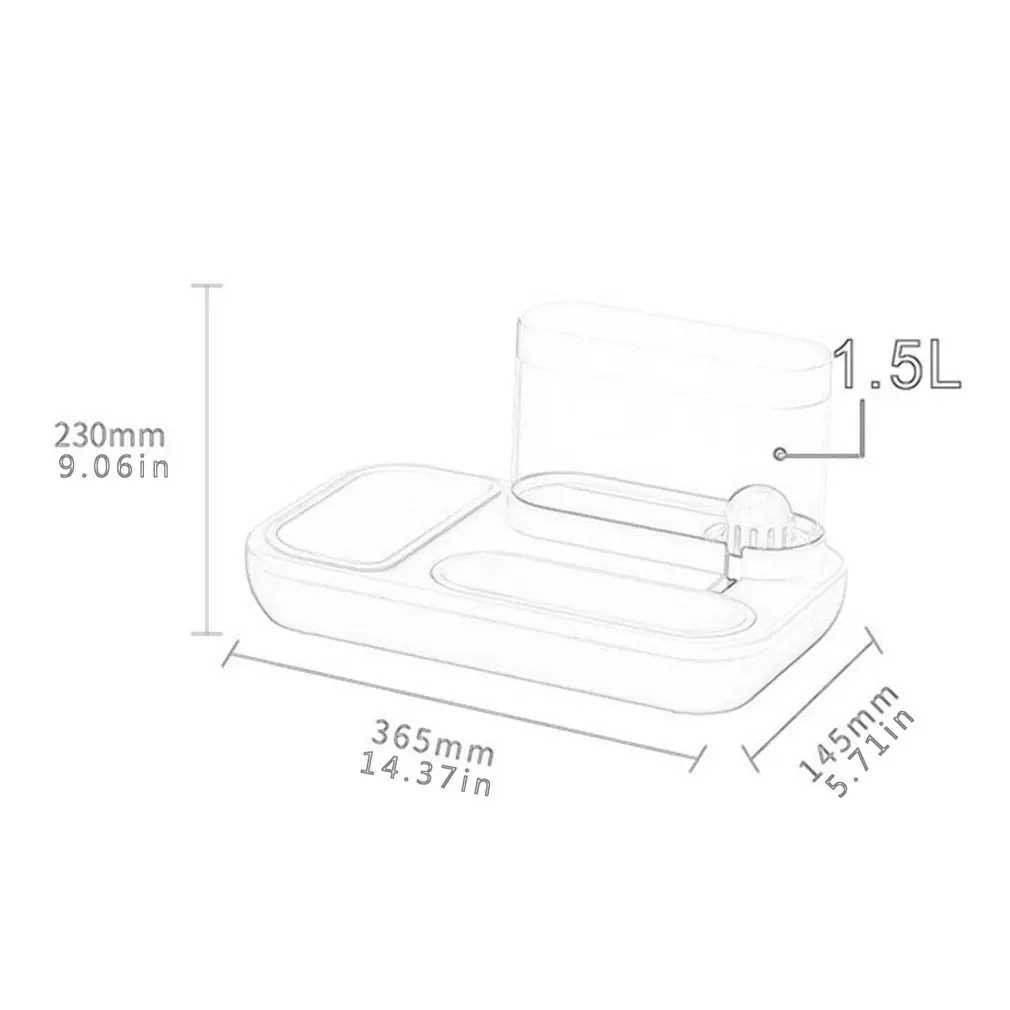 Automatic Drinking Fountain Water Dispenser Rice Bowl Pet Cat Supplies Non-toxic Feeding Device For Kittens
Automatic Drinking Fountain Water Dispenser Rice Bowl Pet Cat Supplies Non-toxic Feeding Device For Kittens