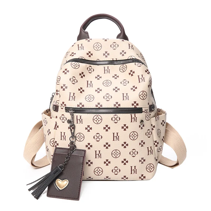 Shoulder bag women's new Korean fashion women's bag casual pu soft leather college schoolbag large capacity backpack
Shoulder bag women's new Korean fashion women's bag casual pu soft leather college schoolbag large capacity backpack
